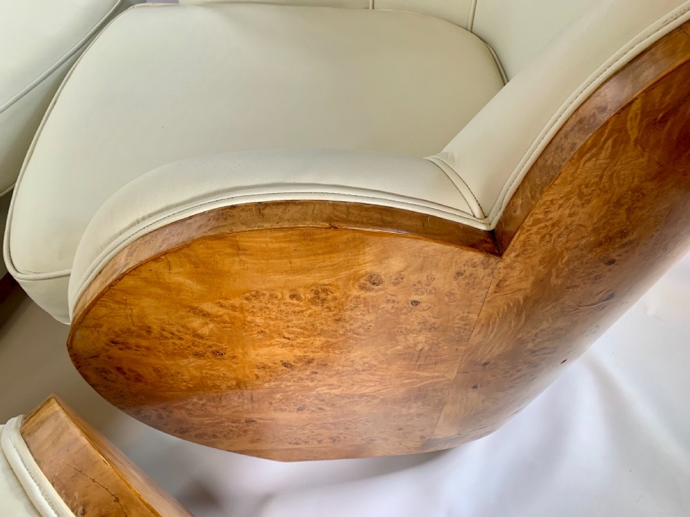 Art Deco three piece cloud suite by Harry and Lou Epstein View XII