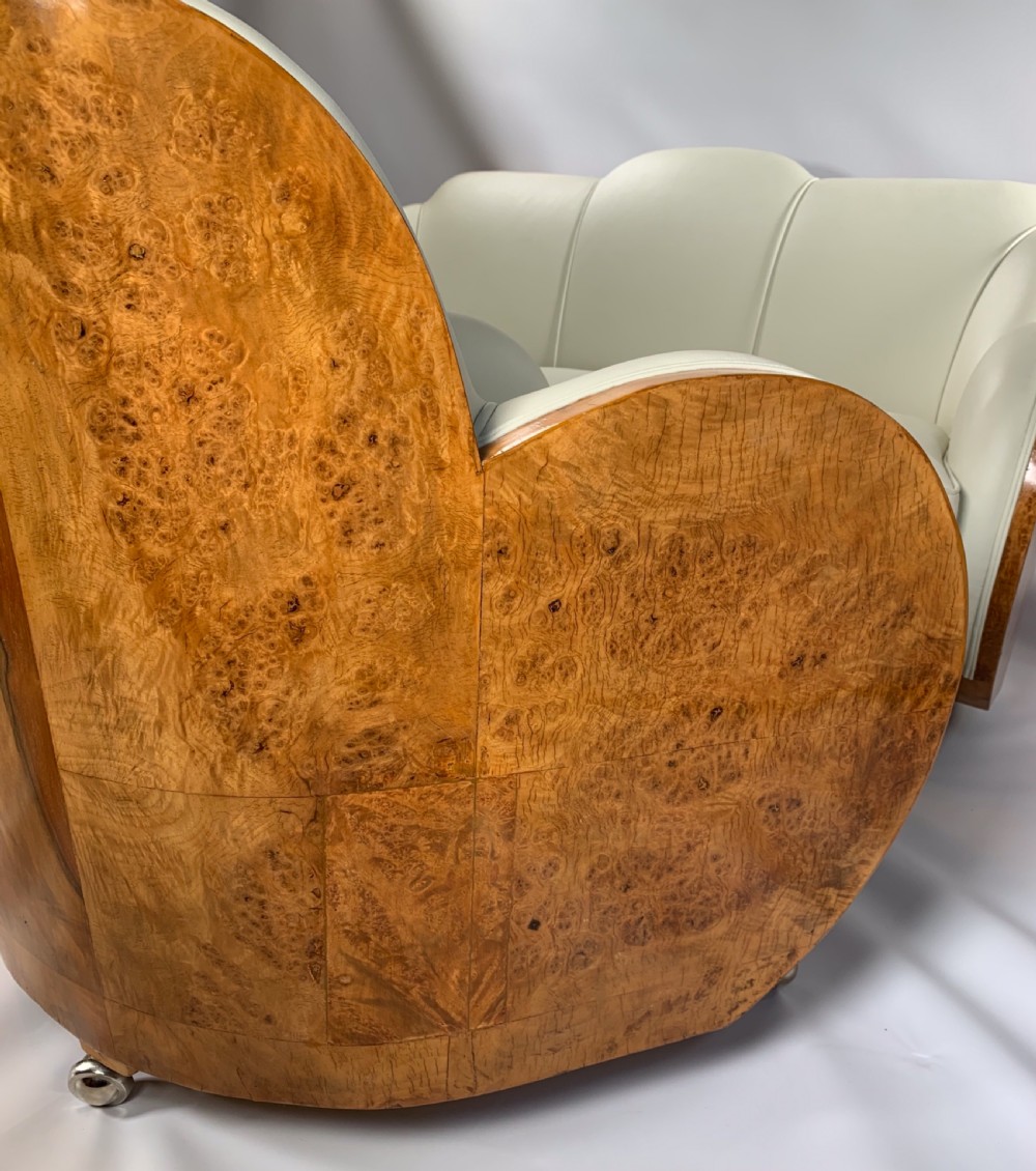 Art Deco three piece cloud suite by Harry and Lou Epstein View XIII