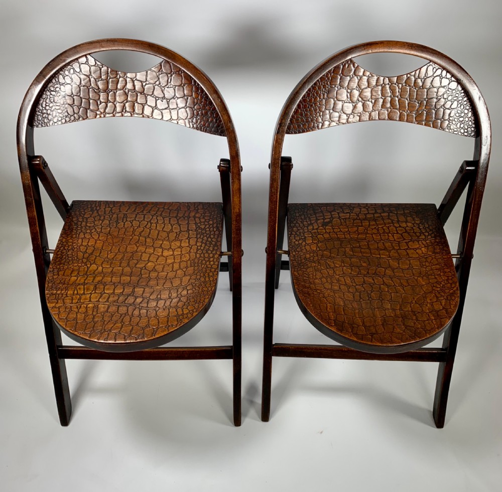 A Pair of Thonet Bentwood Chairs 