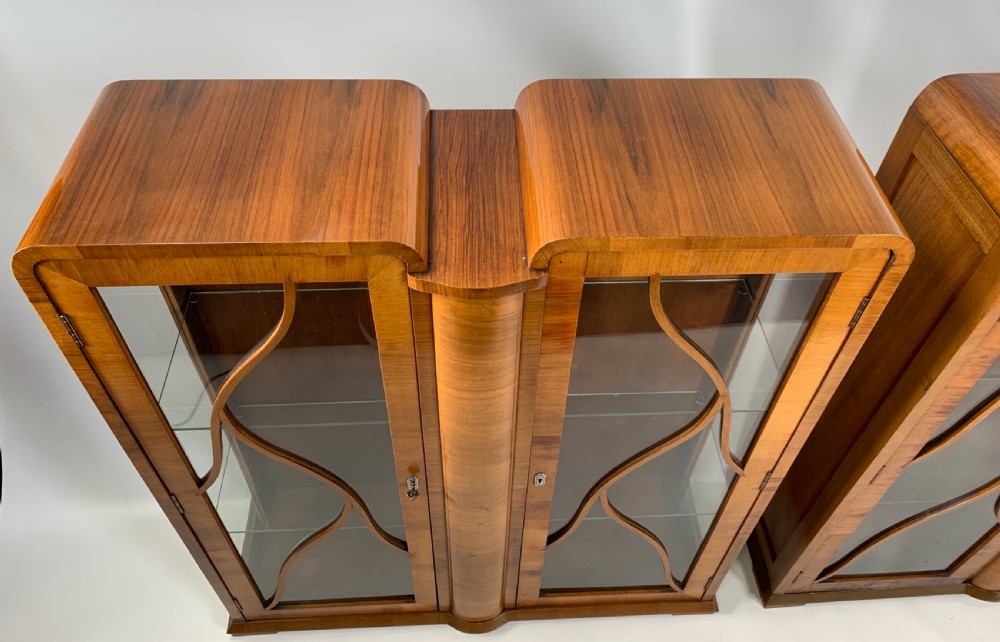 A Pair of Art Deco Display Cabinets View III