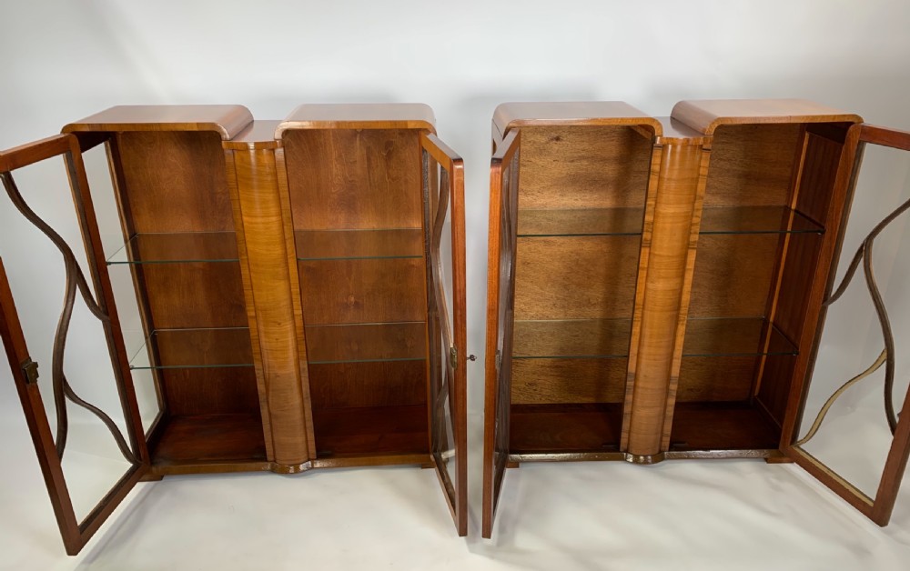 A Pair of Art Deco Display Cabinets View VIII