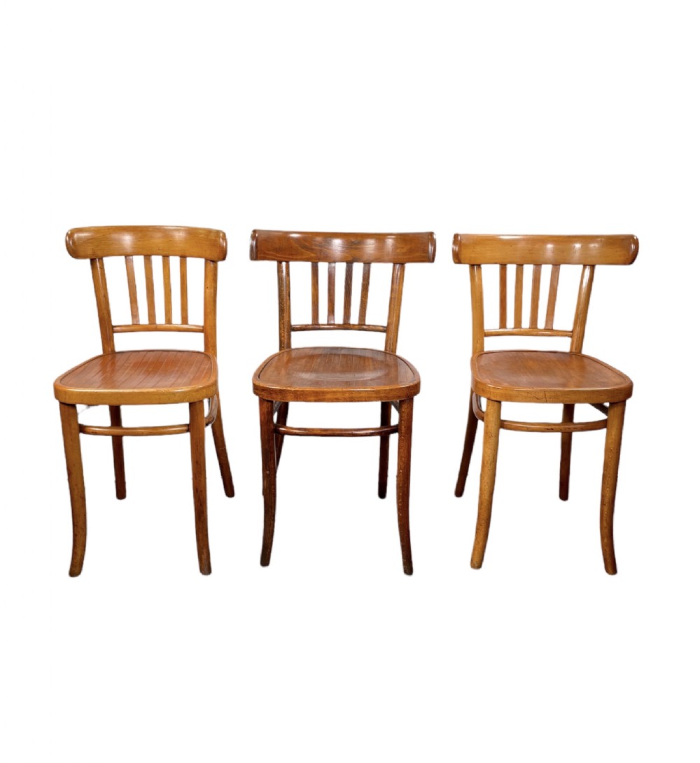 A Set of Three Thonet Chairs