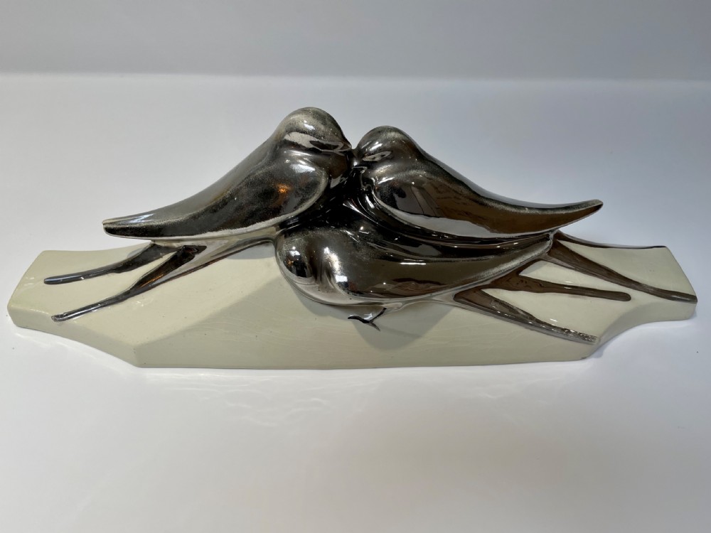 Art Deco Sculpture of Swallows  View IX