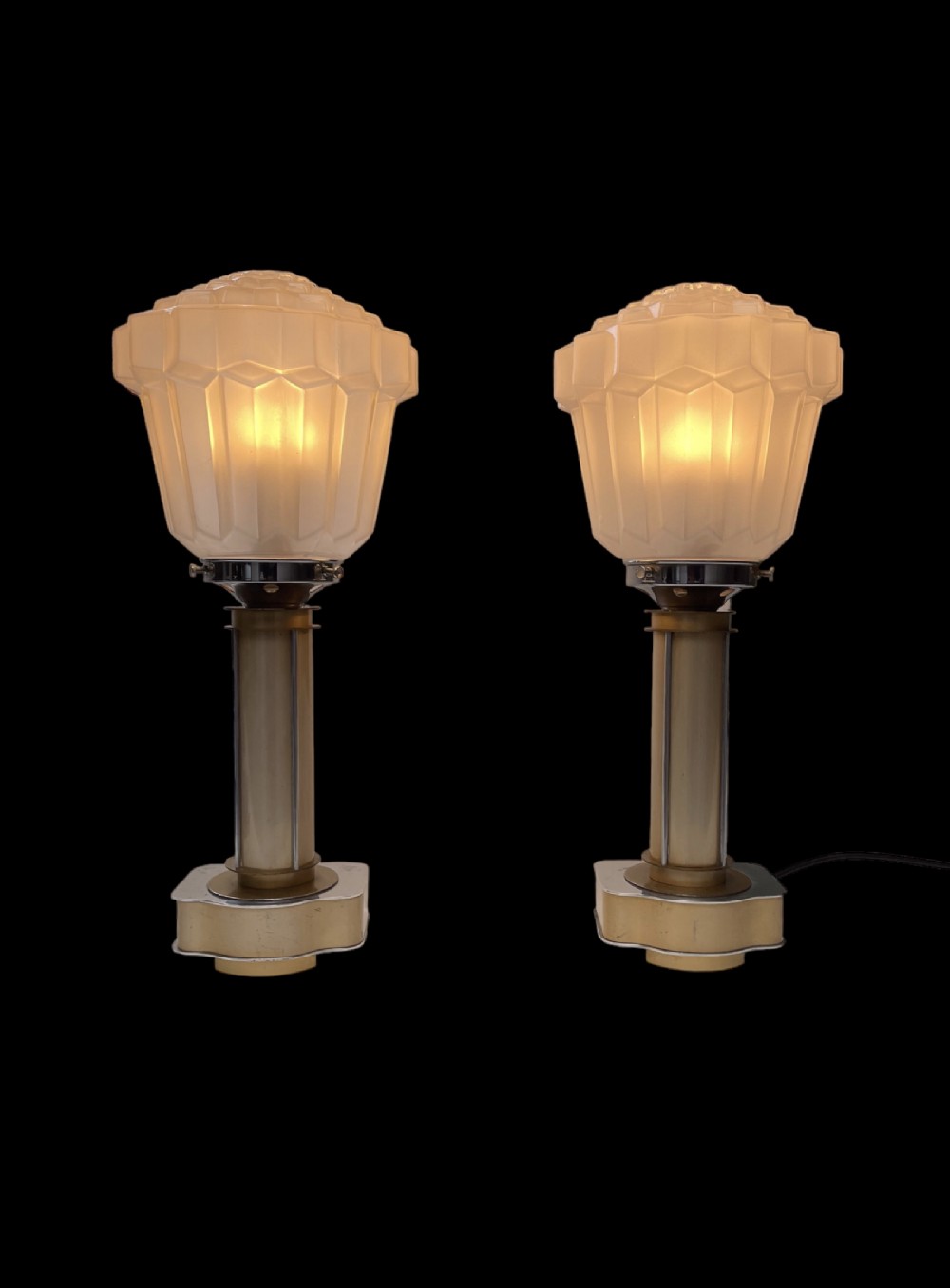 Pair of Art Deco Lamps
