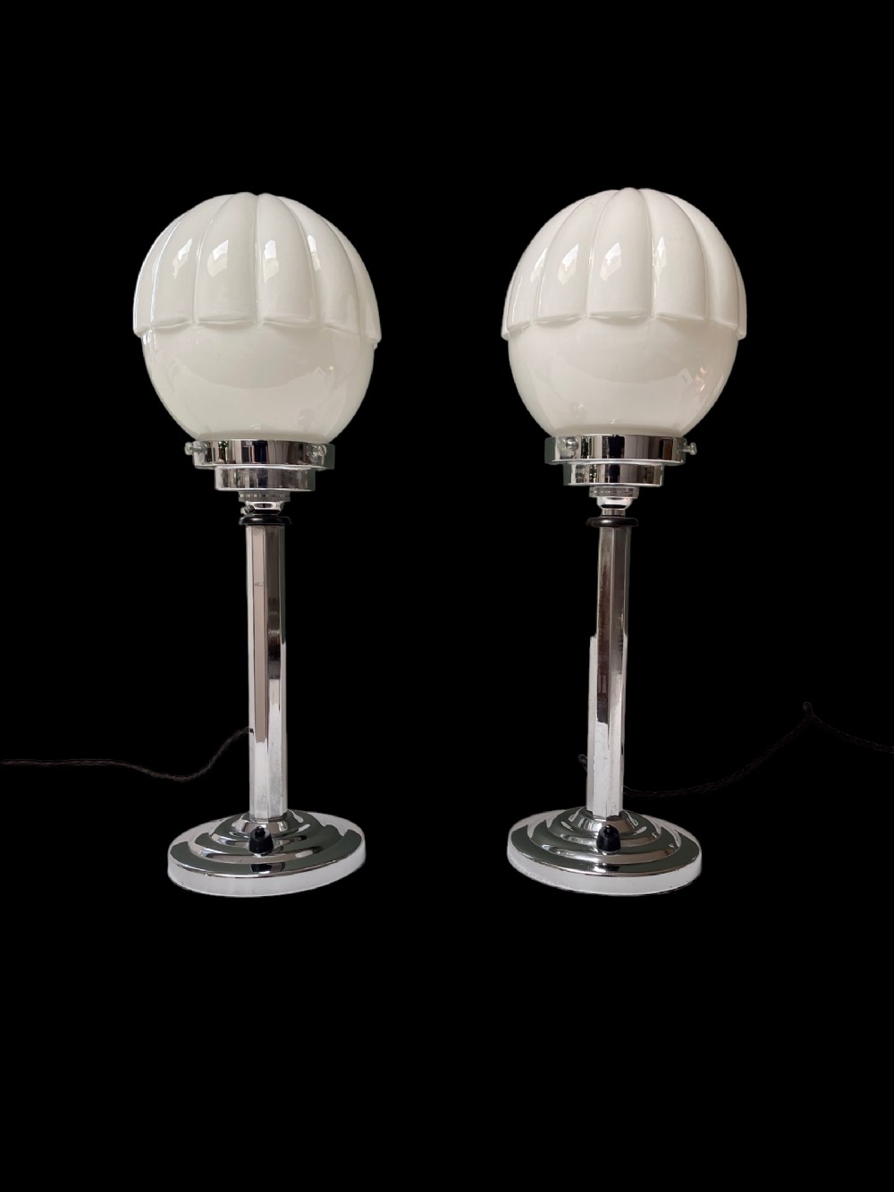 Pair of Art Deco Lamps