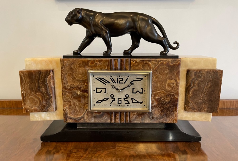 Art Deco French Clock View XIV