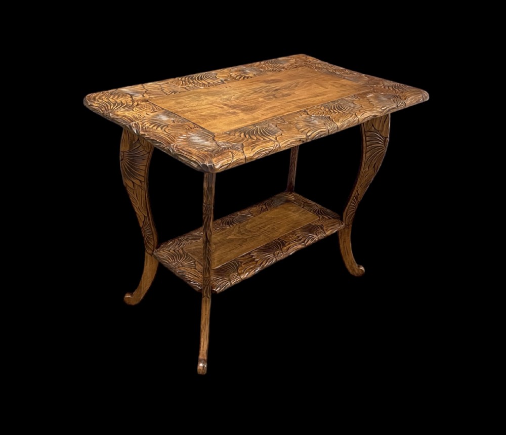Arts and Crafts Japanese Occasional Table, retailed by Liberty and Company.
