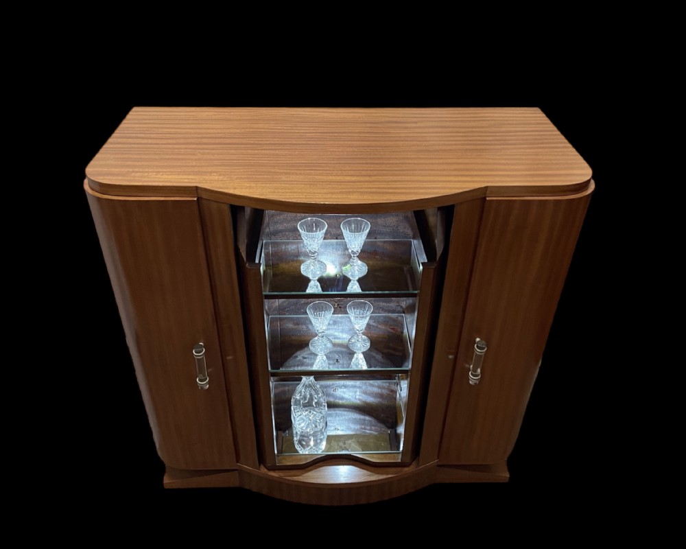 French Art Deco Cocktail Cabinet 