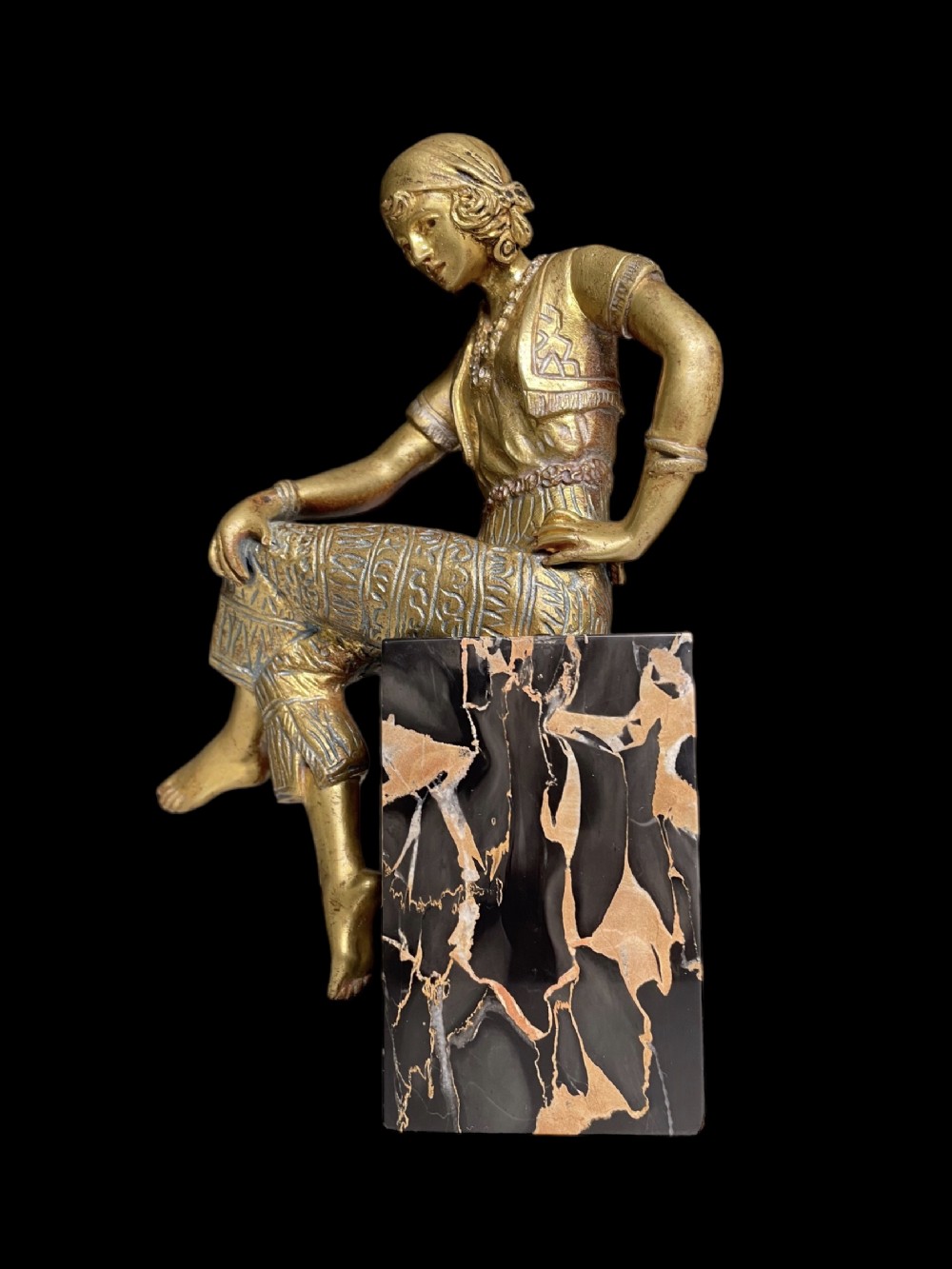 Art Deco Gilt Bronze by Jorel