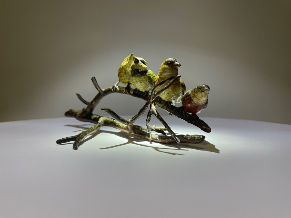 Cold Painted Bronze attributed to Franz Bergman