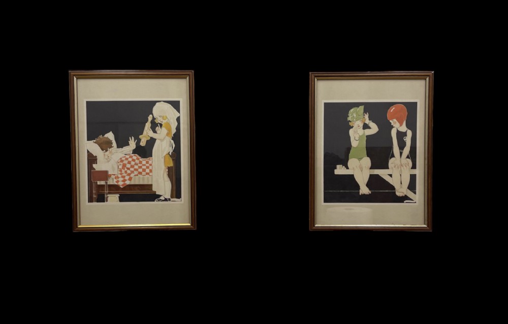 Pair of Art Deco Lithograph Posters