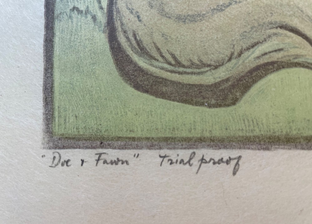 Art Deco Lithograph, Trial Proof,  by Elsie Henderson View III