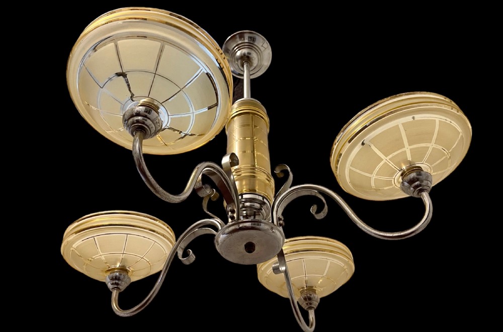 Art Deco Ceiling Light View V