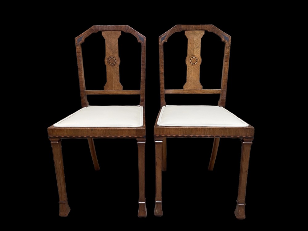 Pair of Art Deco Side Chairs