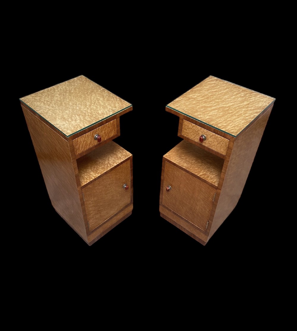 Pair of Art Deco Bedside Tables
