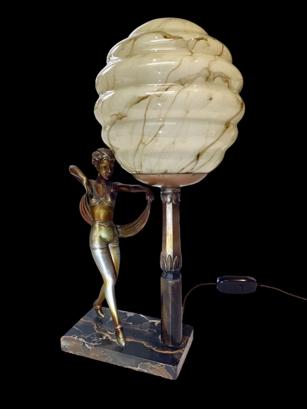 Art Deco Lady Lamp