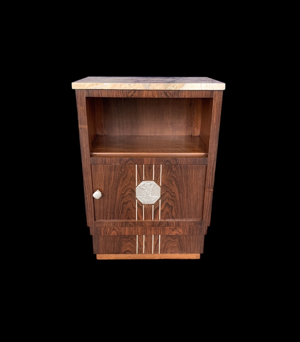 Art Deco French Bedside Table