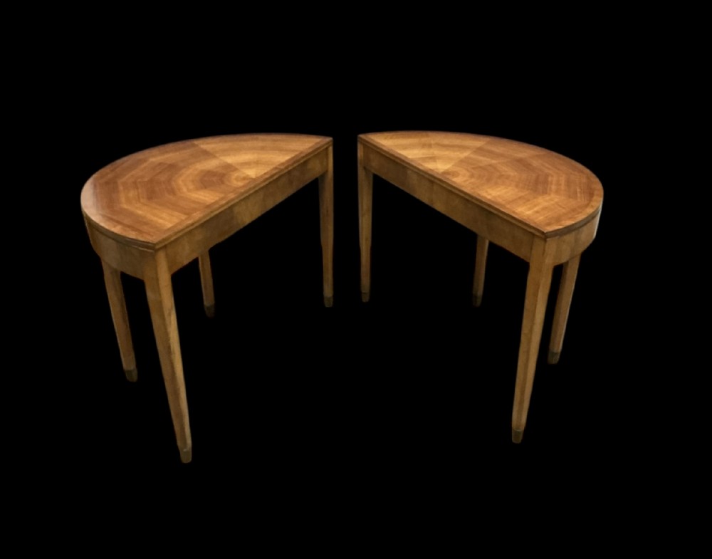 Pair of Art Deco Console Tables