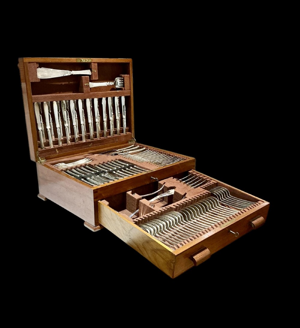 Mappin and Webb Art Deco Canteen of Cutlery