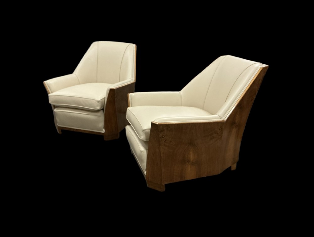 Pair of Art Deco Armchairs