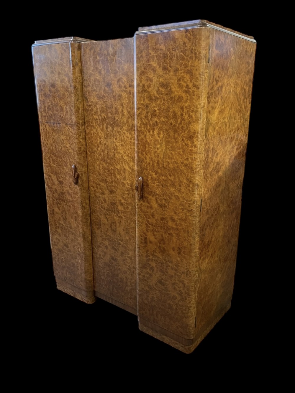 Art Deco Small Triple Wardrobe by Hille