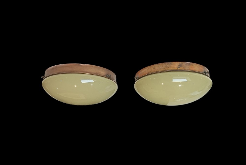 Pair of Art Deco Ceiling Lights