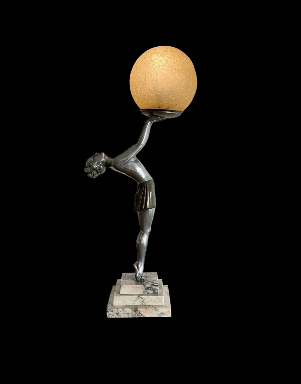 Art Deco Lady Lamp