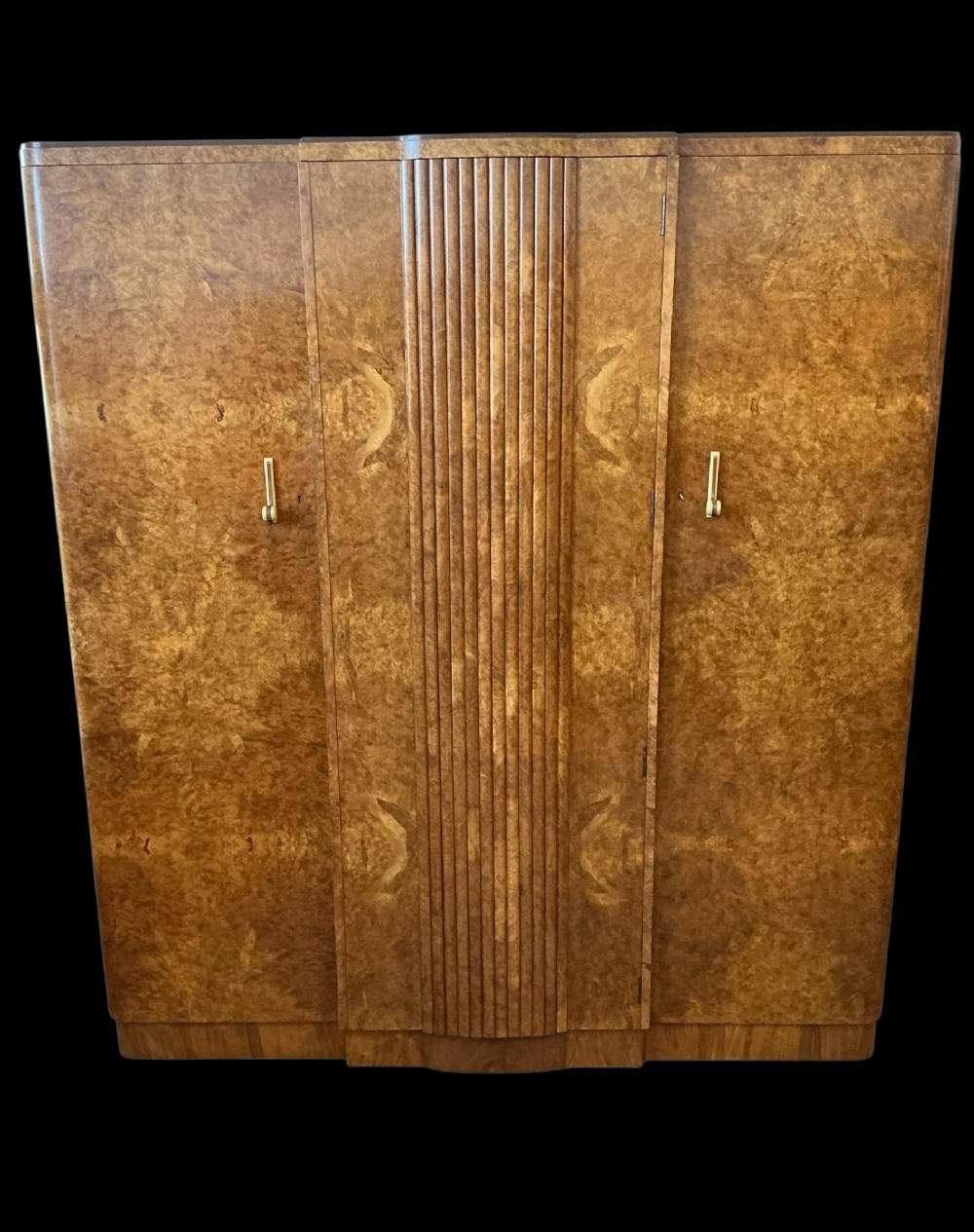 Art Deco triple wardrobe by Harry and Lou Epstein