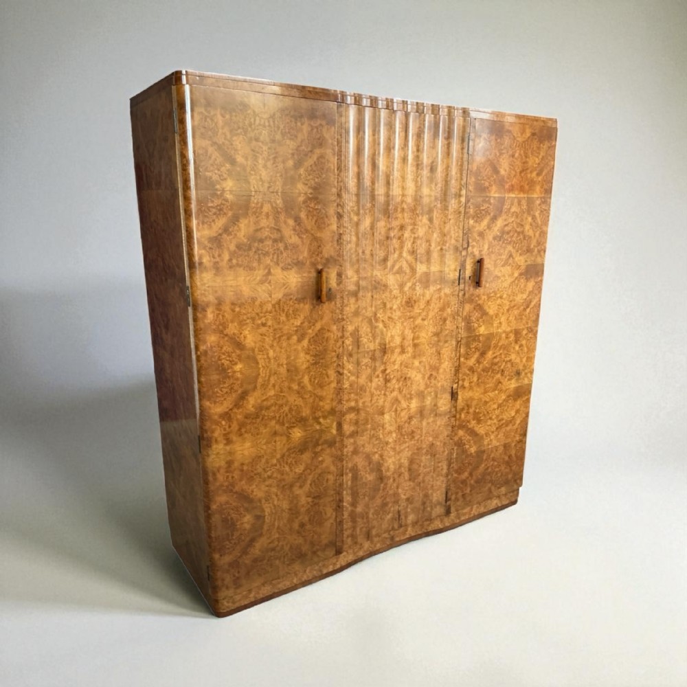 Art Deco Triple Wardrobe by Harry and Lou Epstein 
