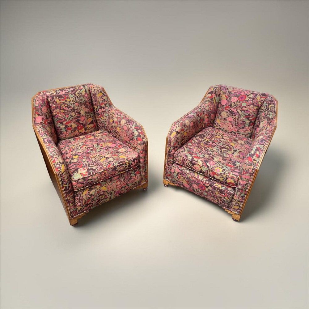 Pair of Art Deco Armchairs