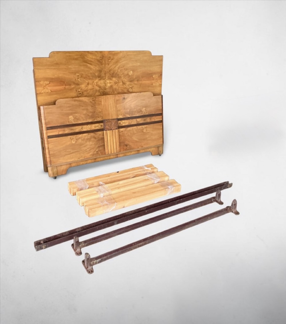 A French Art Deco double (4ft 6”) bed.