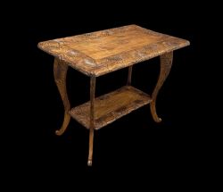 ARTS AND CRAFTS JAPANESE OCCASIONAL TABLE RETAILED BY LIBERTY AND COMPANY