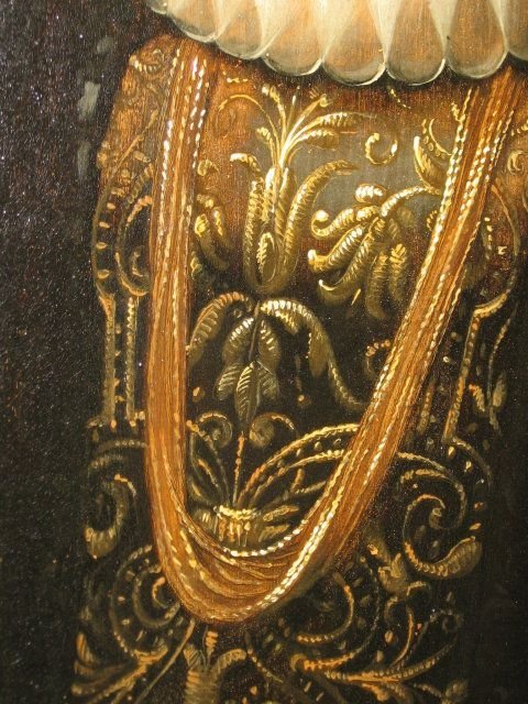 fig 2. Portrait of Justina van Teylingen c.1613; Studio or Circle of Cornelis van der Voort