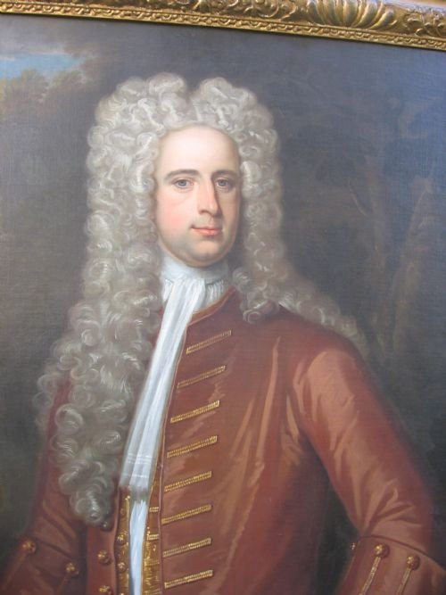 fig 1. SOLD.....Portrait of a Gentleman c.1720; Circle of Kneller