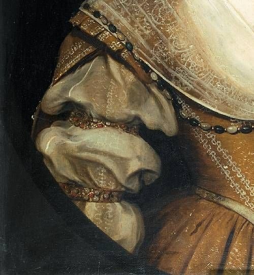 fig 3. SOLD....Portrait of Lady Margaret Mennes (born Stewart) c.1620; attributed to Cornelius Johnson