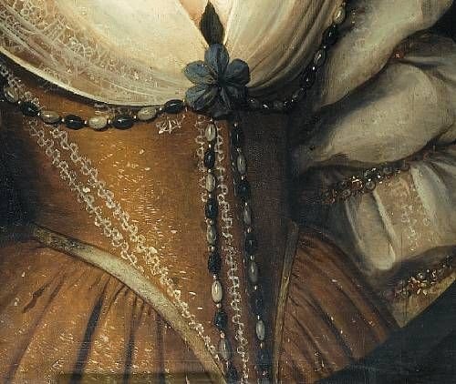 fig 4. SOLD....Portrait of Lady Margaret Mennes (born Stewart) c.1620; attributed to Cornelius Johnson