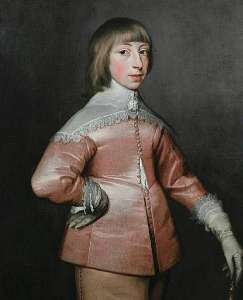fig 1. SOLD....Portrait of a Young Nobleman c.1630; Studio or Circle of Daniel Mytens.