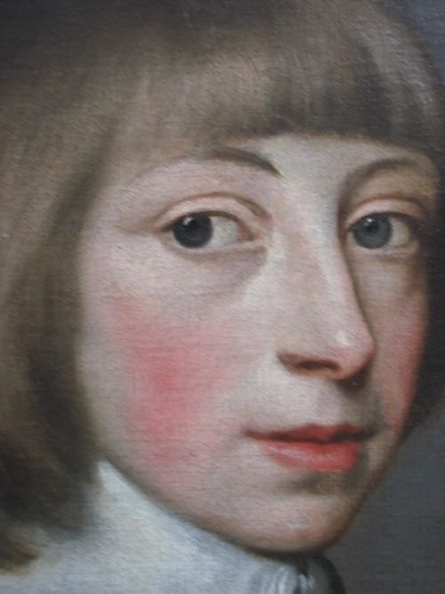fig 3. SOLD....Portrait of a Young Nobleman c.1630; Studio or Circle of Daniel Mytens.