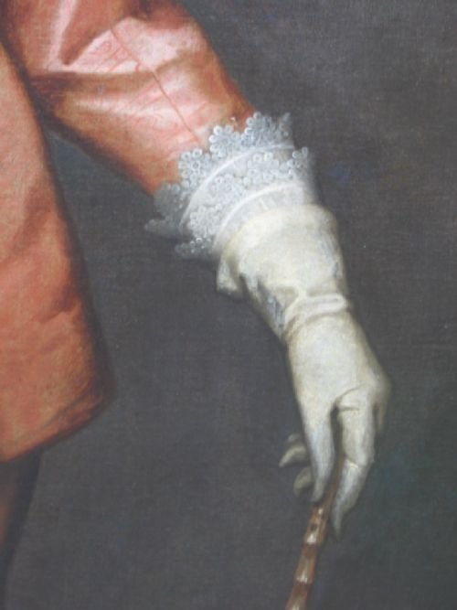 fig 4. SOLD....Portrait of a Young Nobleman c.1630; Studio or Circle of Daniel Mytens.