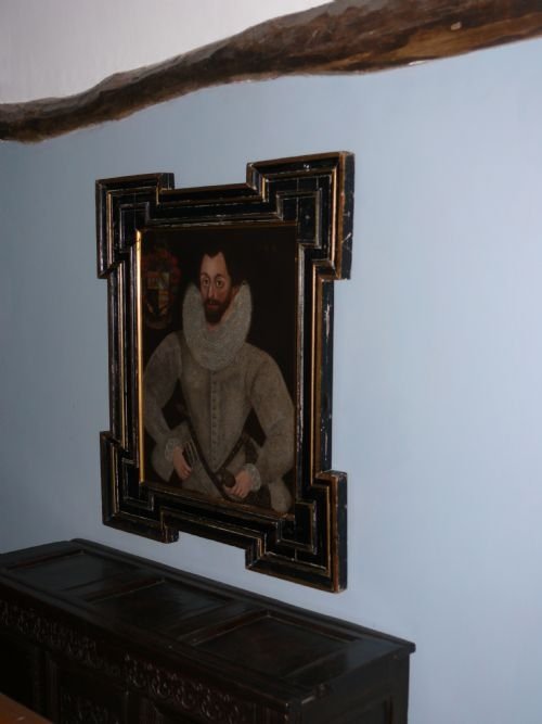 fig 4. SOLD....Portrait of a Gentleman of the Weaver family, c.1590-1610, British School.