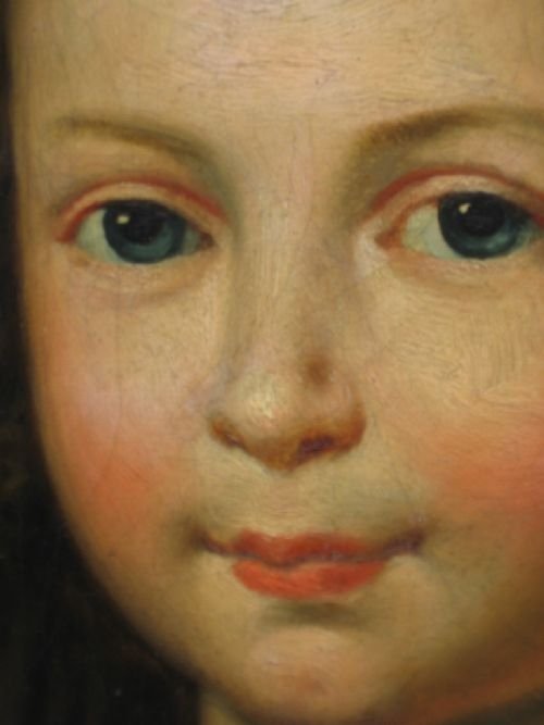 fig 2. SOLD...Portrait of a Young Girl c.1670; Studio or Circle of Phillippe de Champaigne