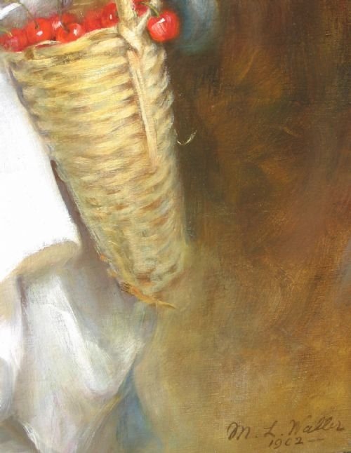 fig 3. SOLD....Portrait of Elizabeth Moyra Goff 1902, by Mary Lemon Waller.