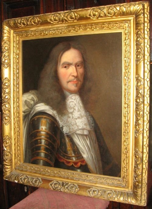 Sold....portrait of Henri De La Tour D'auvergne, Vicomte De Turenne C.1670; Attributed to Claude Lefevre