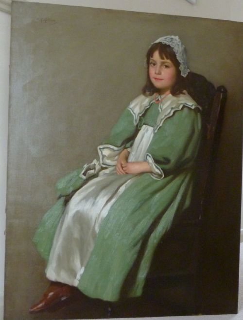 Sold....portrait of Miss Gwnedd Rees Price, by W.g. Gillies.