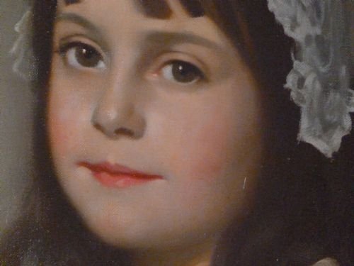 fig 3. SOLD....Portrait of Miss Gwnedd Rees Price, by W.G. Gillies.