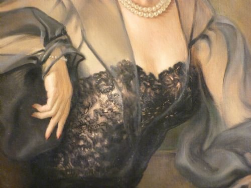 fig 3. SOLD....Portait of Bettine Goldberg 1955, by Wolf Craig Hainisch.