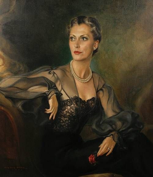 Sold....portait of Bettine Goldberg 1955, by Wolf Craig Hainisch.