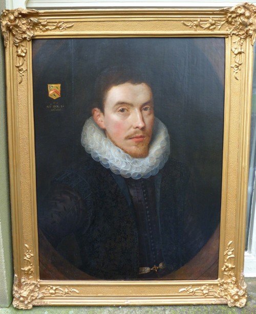 Sold....portrait of a Member of the Stafford Family 1613; English School