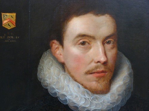 fig 1. SOLD....Portrait of a Member of the Stafford family 1613; English School