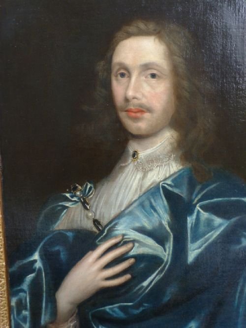 fig 1. SOLD...Portrait of a Gentleman c.1660; Circle of Lely